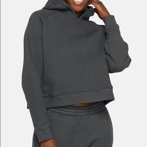 Outdoor Voices Cropped Hoodie Nimbus Cotton
